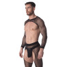 Barcode Berlin Harnais avec Manches Filet Poggio Noir